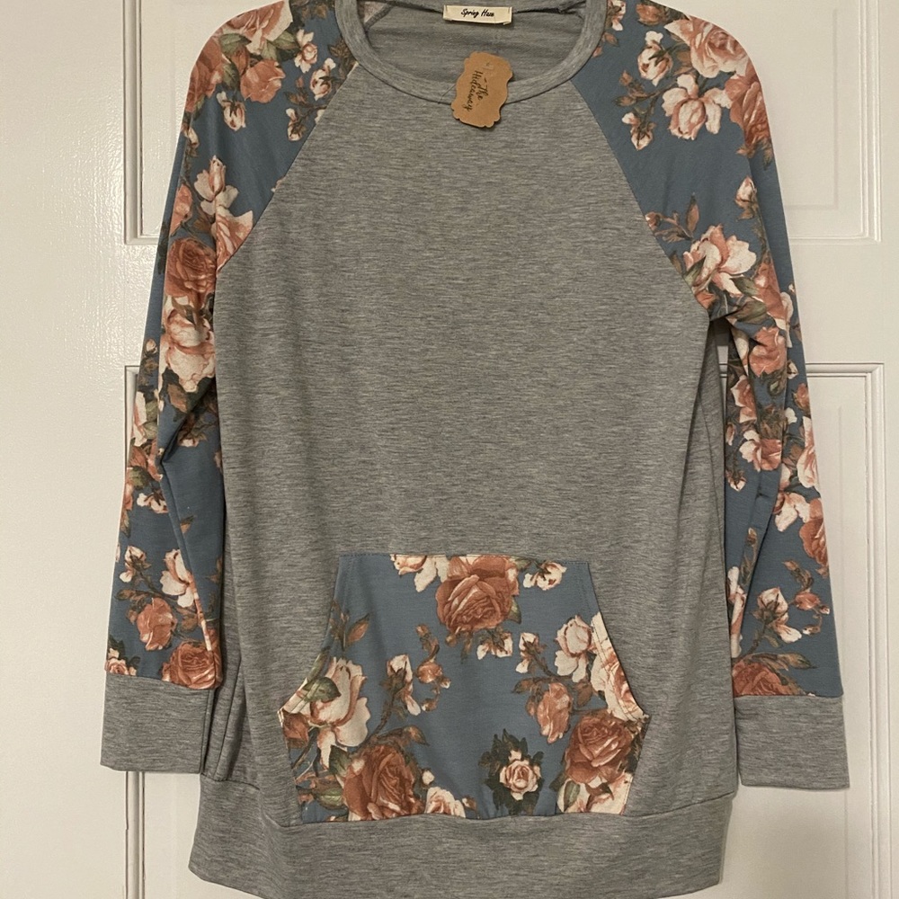 Floral sweatshirt